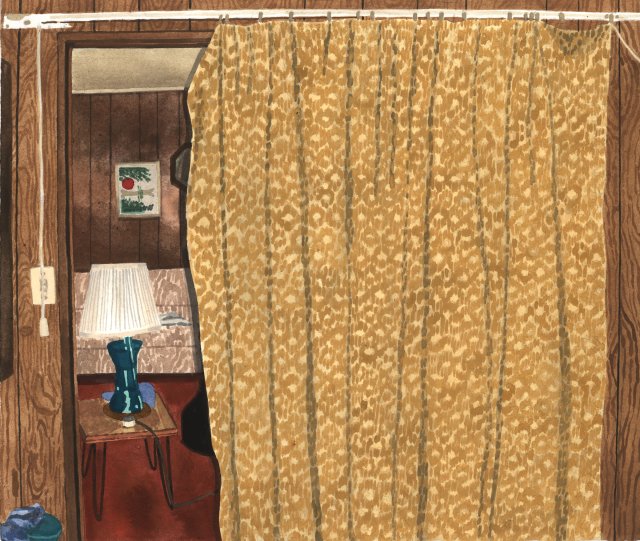 Cottage Book: Marble Light Room Curtain