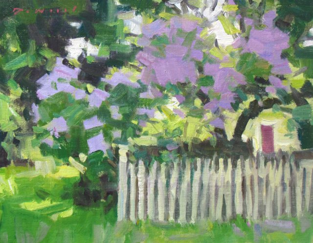 The Lilac Fence