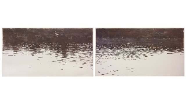 Surface, diptych