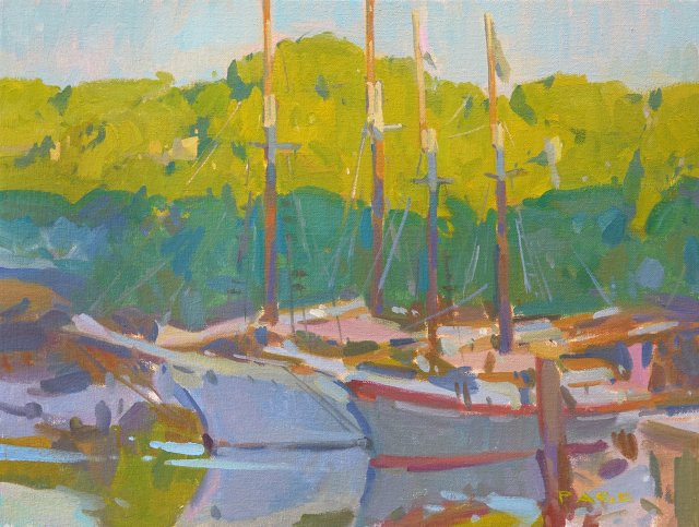 Schooners at Sunrise