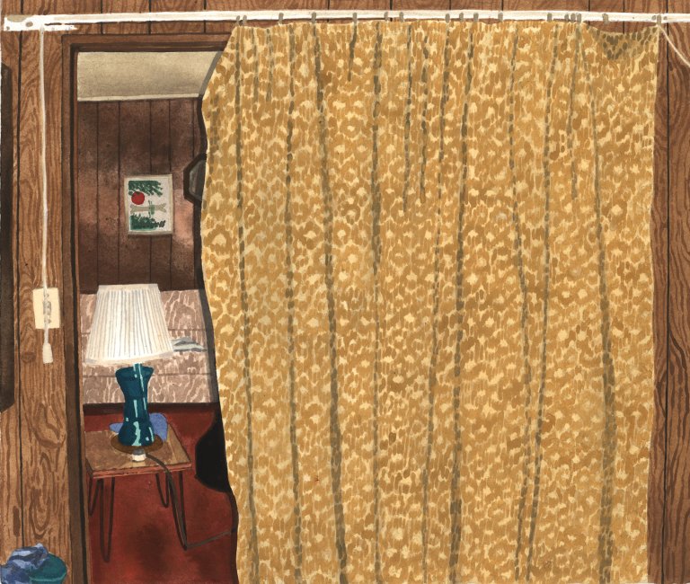 Cottage Book: Marble Light Room Curtain