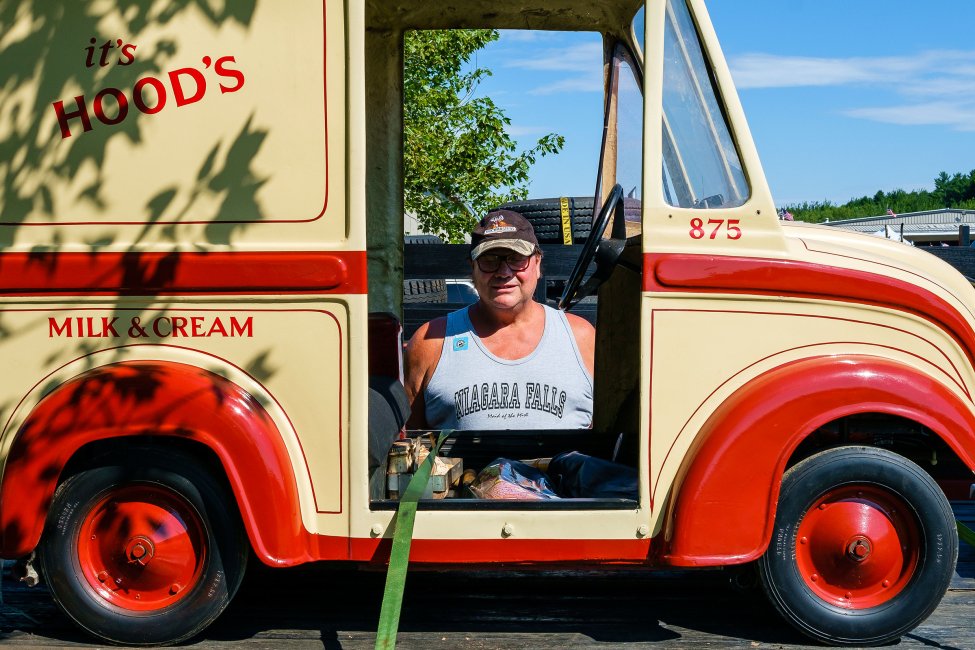 Milk Truck, Owls Head, Maine. July 23, 2016.