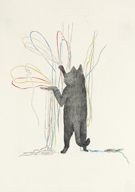 Cat at the Loom, 2/10