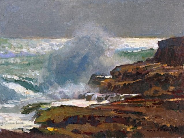 Crashing Waves at Pemaquid