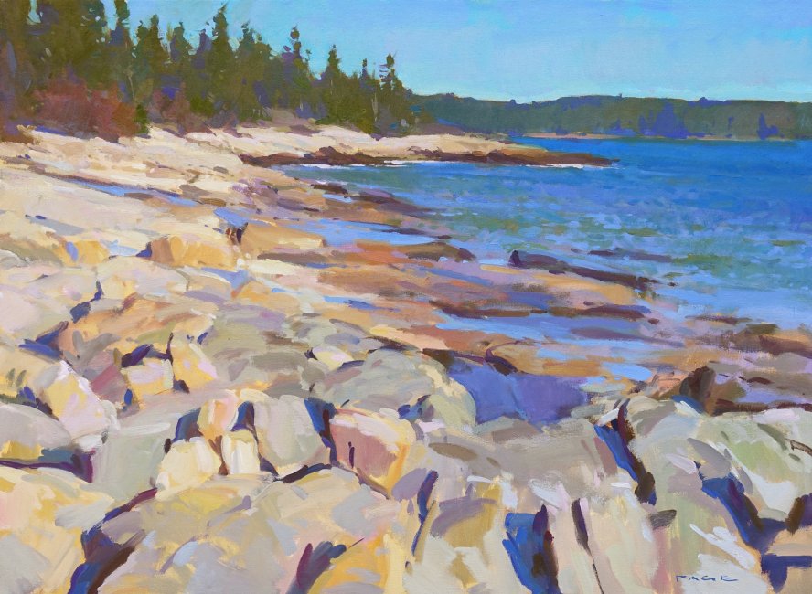 The Color of Schoodic Rocks