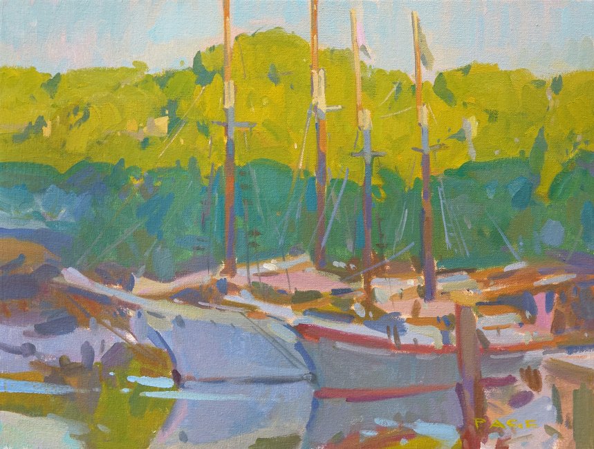 Schooners at Sunrise