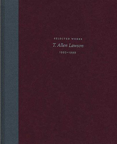 T. Allen Lawson, Selected Works 1993 – 1999
