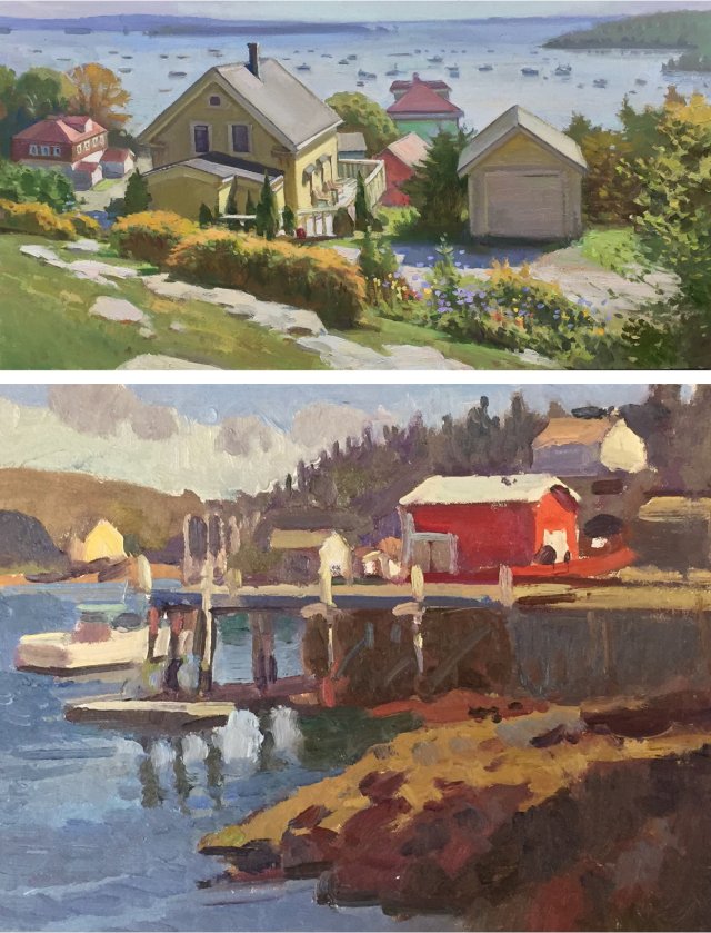 Oil Painting On Location in Camden